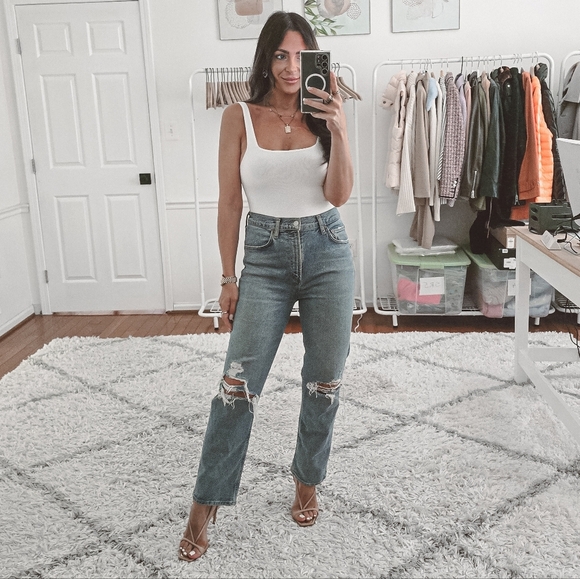 Agolde Wilder high rise straight leg jeans - Picture 5 of 11